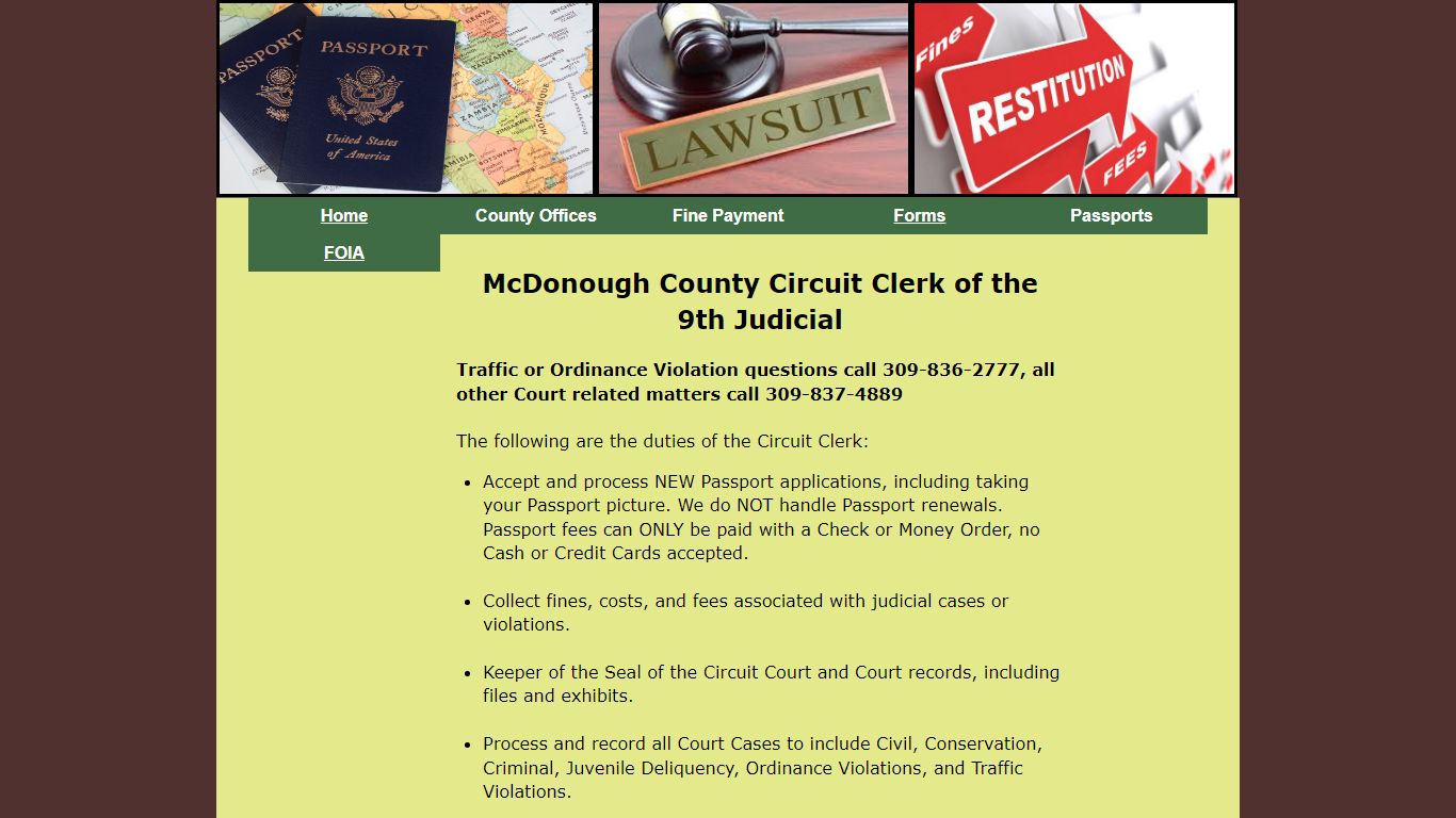 Circuit Clerk - McDonough County, Illinois